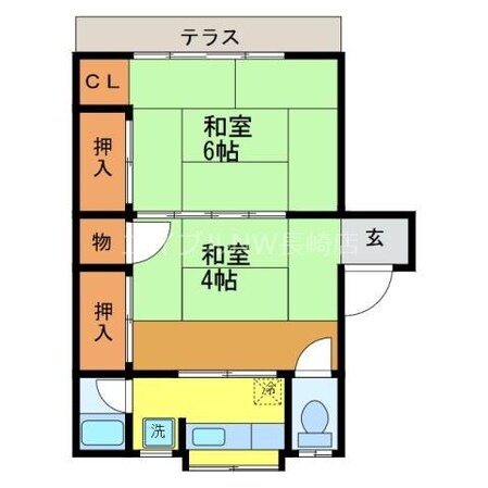 赤迫駅 徒歩12分 1階の物件間取画像